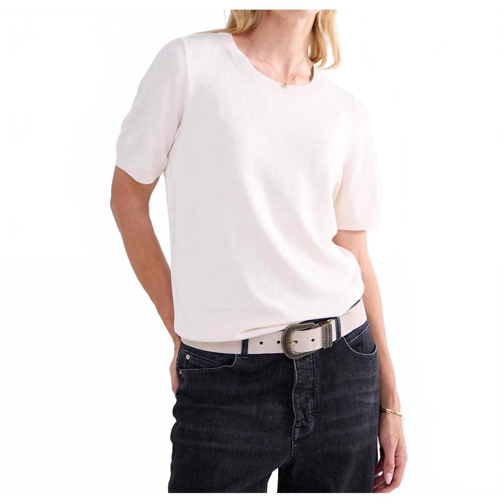 NEW SUMMUM knitted shirt in ivory